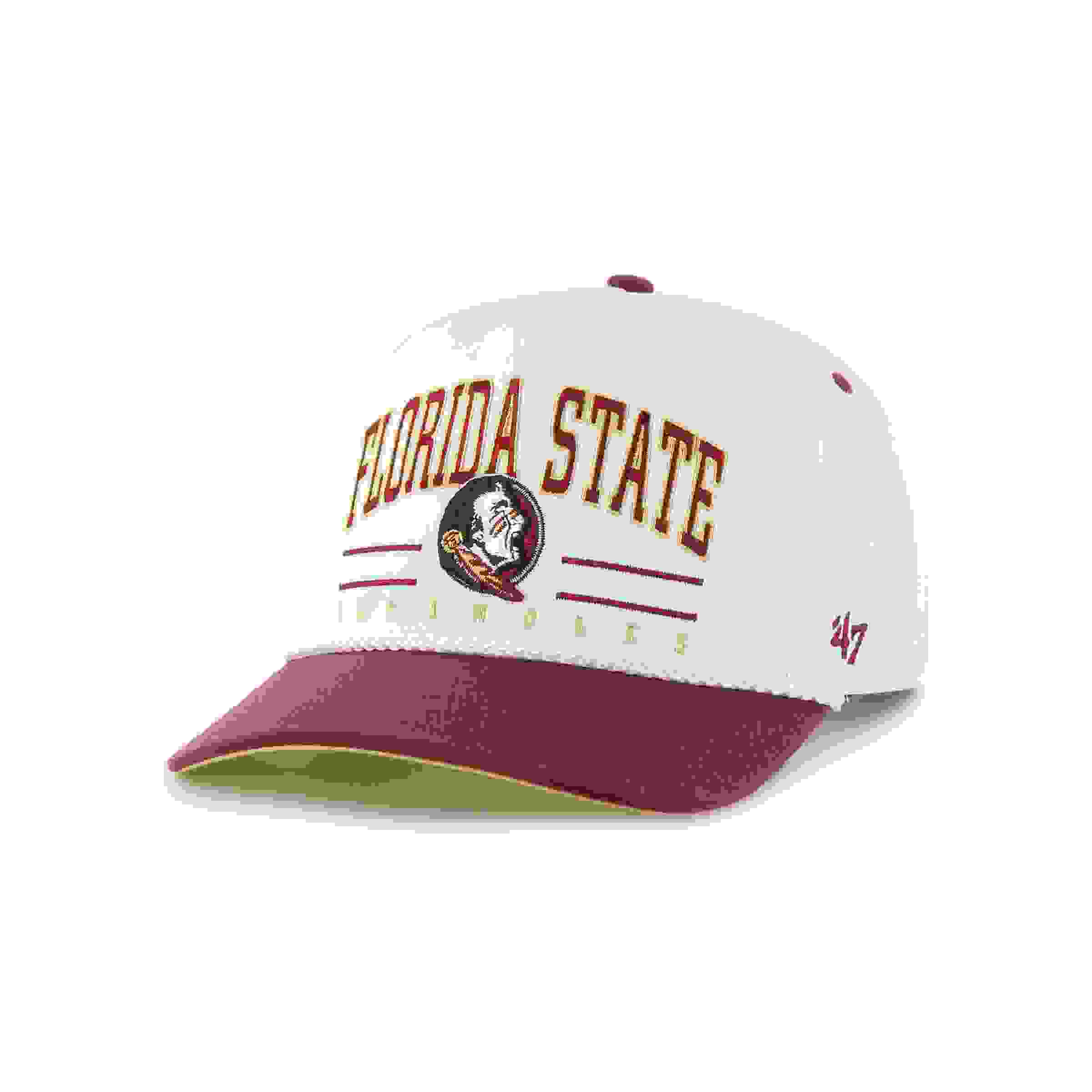 47 Florida State Seminoles Roscoe Rope Hitch White Snapback Cap